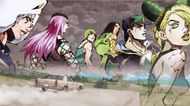 Ending of Stone Ocean as seen in anime (Image credit: David Productions)